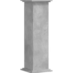 Clearance Växtställ betonggrå 33x33x100 cm konstruerat trä Växtställ
