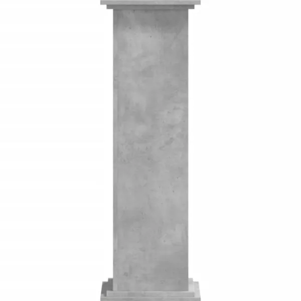 Clearance Växtställ betonggrå 33x33x100 cm konstruerat trä Växtställ