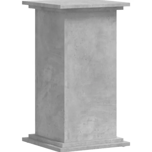 vidaXL Växtställ betonggrå 33x33x60 cm konstruerat trä