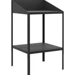 Växtställ i galvaniserat stål - För inomhus och utomhus | Färg: Antracit | Storlek: 56,5x54,5x100 cm