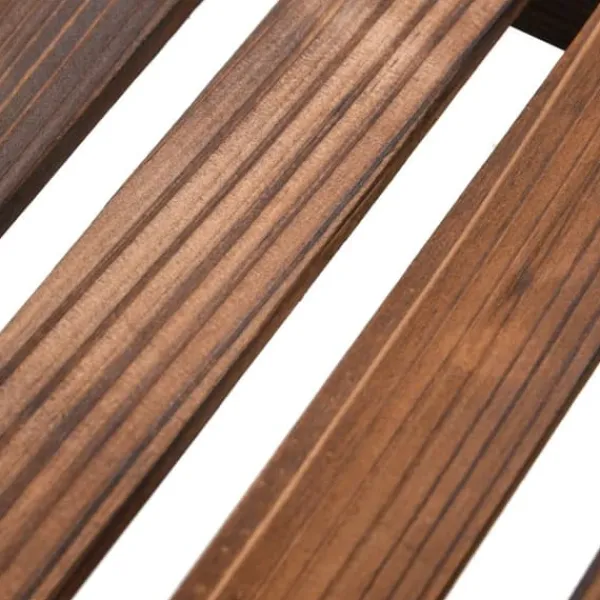 Clearance Växtställ i granträ - Hållbart och elegant för växter | Storlek: 110x25x73 cm | Färg: Naturlig träfinish Växtställ