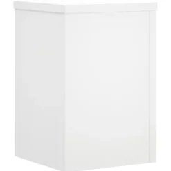 Best Växtställ i konstruerat trä - 2 st blomsterställ | Färg: Vit | Storlek: 20x20x30 cm Växtställ