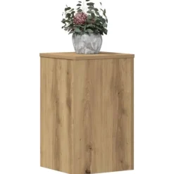 Växtställ i konstruerat trä - Flera användningsområden | Storlek: 30x30x50 cm | Antal: 2 st