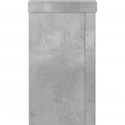 New Växtställ i konstruerat trä - 2 stycken | Färg: Betonggrå | Storlek: 10x10x18 cm Växtställ