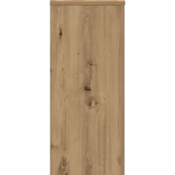 Växtställ i konstruerat trä - Stabilt och hållbart | Färg: Ek | Storlek: 30x30x70 cm
