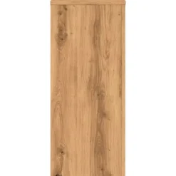 Växtställ i konstruerat trä - Stabilt och hållbart | Färg: Ek | Storlek: 30x30x70 cm