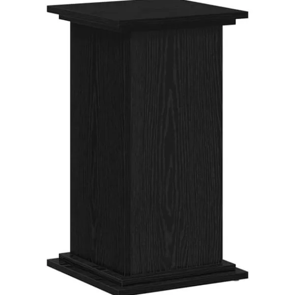 Clearance Växtställ i svart ek - Stilhöjare för växter | Färg: Svart | Storlek: 33x33x60 cm Växtställ