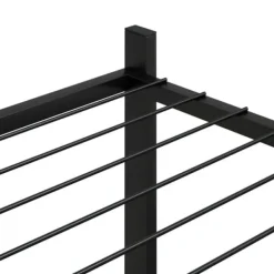 Best Växtställ i svart järn – Hållbar och stabil hylla | Storlek: 83x25x80 cm Växtställ