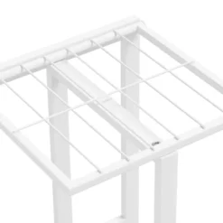 Outlet Växtställ med 4 hyllor 43x22x76 cm vit metall - Växtställ - Växt Ställ - Home & Living Växtställ