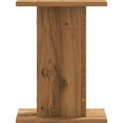 Växtställ 2-pack i konstruerat trä - Stabil och hållbar | Storlek: 30x30x40 cm | Färg: Ek