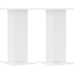 Växtställ 2-pack i konstruerat trä | Stabil och hållbar | Färg: Vit | Storlek: 30x30x60 cm