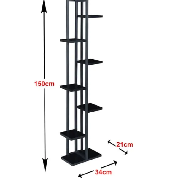 Best Växtställ Somero piedestal 150x34x21 cm svart Krukor & Växtbehållare