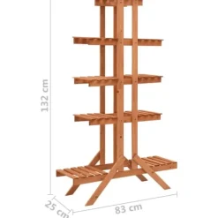 Växtställ 83x25x132 cm granträ - Växtställ - Väst Ställ - Home & Living