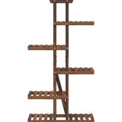 Hot Växtställ 75x25x140,5 cm massivt granträ Växtställ