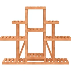 Växtställ 110x25x96 cm massivt granträ - Blomställ - Växtställ - Home & Living