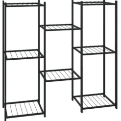 Hot Växtställ 83x25x80 cm svart järn Växtställ