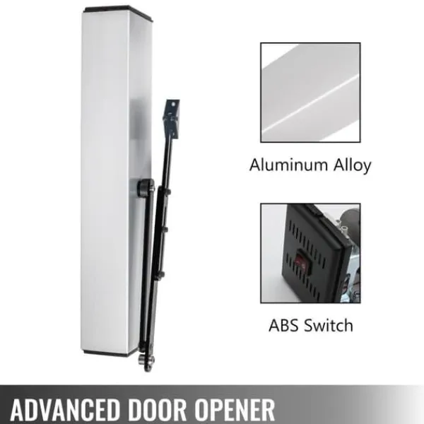 Online 50W 120° automatisk dörröppnarsats med trådlös fjärrkontroll, bred applikation Skjul, Garage & Carports