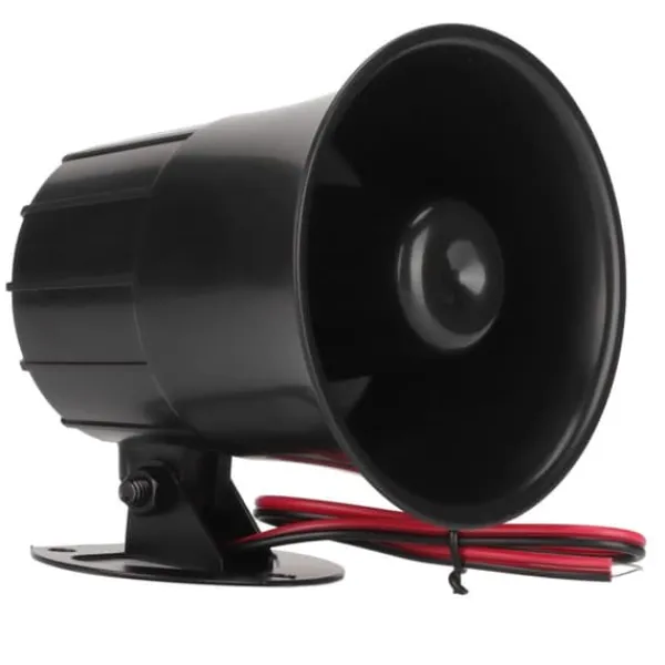 15W hög decibel sirenhorn trådanslutet trädgård inbrottslarm horn larmsystem Siren DC6‑12V