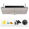 Clearance 300W kvantbräda LED odlingsväxtljus, fullspektrum, låg energiförbrukning/värme/ljud, för alla tillväxtstadier, enkel installation/justering Kit För Växt- & Örtplantering