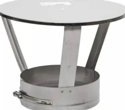 Wadex Chimney Roof101 Diameter - 120 Mm Tillbehör Till Vedeldade Kaminer & Öppna Spisar