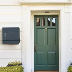 Wall Letterbox - Letterbox - Med tidningsbox - med Lock - Anthriciet