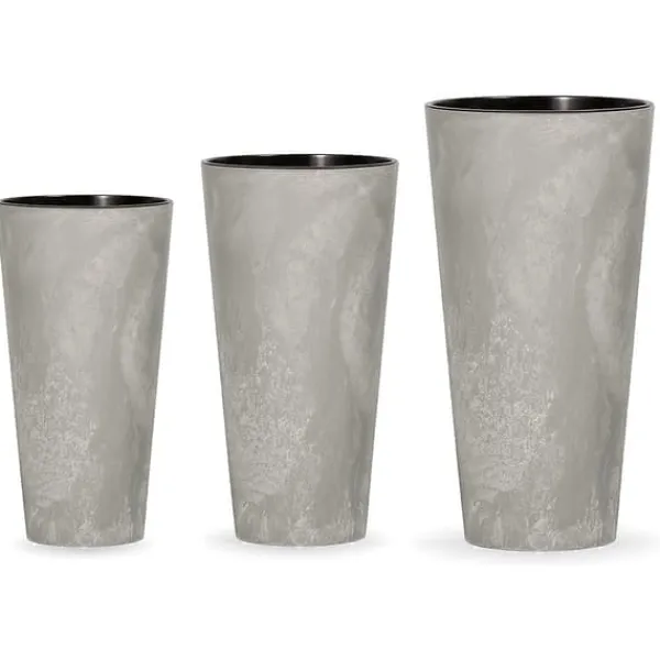 Wellhome Ställ In Blomkrukor Tubus Slim Pk2953 3 Enheter Krukor & Växtbehållare