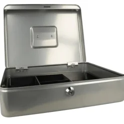 Westcott AC-E51002-ZI Kassalåda 301x242x91mm Silvergrå, plastinsats med 5 fack