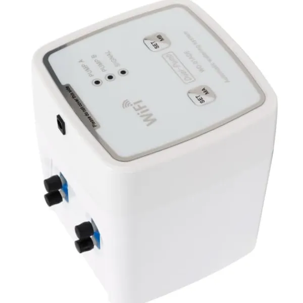Sale WIFI Intelligent Trädgårdsbevattningstimer Droppbevattningskit Bevattningssystem 100‑240VDubbelpump EU-kontakt Bevattning