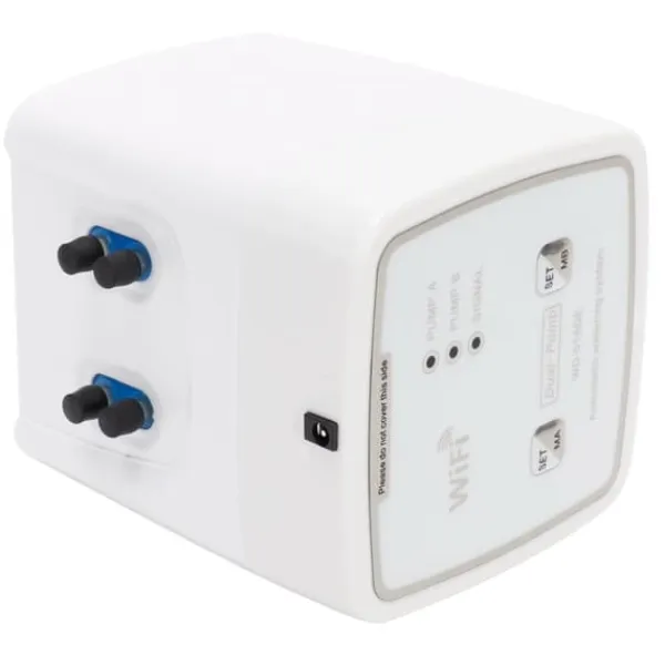 Sale WIFI Intelligent Trädgårdsbevattningstimer Droppbevattningskit Bevattningssystem 100‑240VDubbelpump EU-kontakt Bevattning