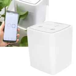 Sale WIFI Intelligent Trädgårdsbevattningstimer Droppbevattningskit Bevattningssystem 100‑240VDubbelpump EU-kontakt Bevattning