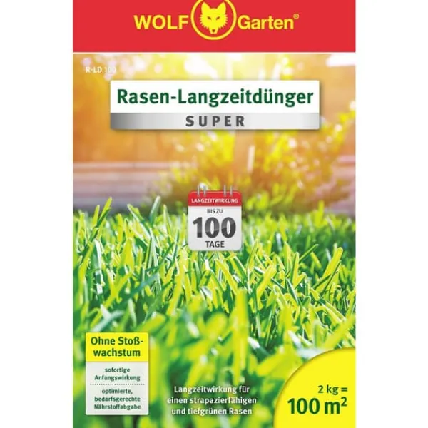 New WOLF-Garten 3831025 R-LD 100 gödselmedel för gräsmatta - 100 kvm 1 st Gödningsmedel