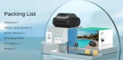 Outlet WYBOT C1 sladdlös robotdammsugare för pooler - 150 min drifttid - 2642GPH sug - Bluetooth/appkontroll - för pooler upp till 150 m² Pool- & Spatillbehör