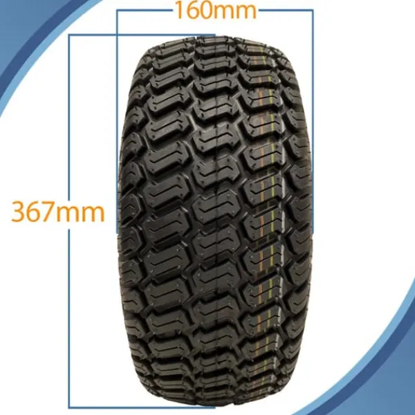 20x10.00-8 & 15x6.00-6 Däck för gräsklippare 4ply Multi turf gräs Wanda P332 Set om 4