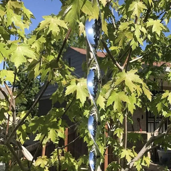 6x Fågelskrämmor - Reflekterande Spiraler