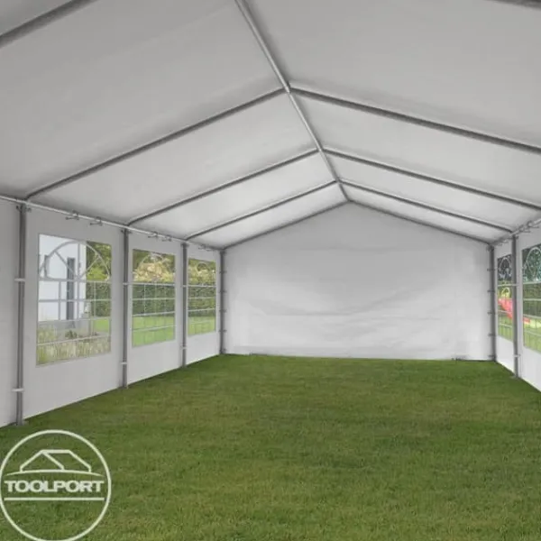 3x6 m partytält TOOLPORT marquee PE 350 N vit
