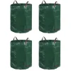 Discount 4x Trädgårdsavfallspåsar med stor kapacitet 272 L Trädgårdskorgar