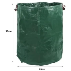 Discount 4x Trädgårdsavfallspåsar med stor kapacitet 272 L Trädgårdskorgar