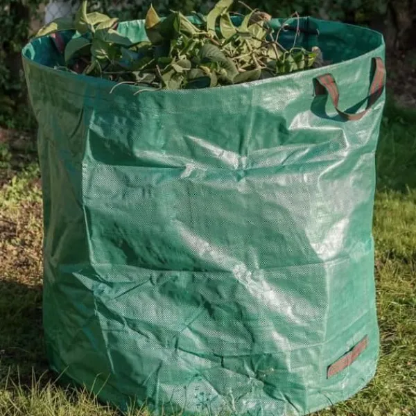 New XXL hopfällbar trädgårdsväska - Robust och praktisk - 2 delar - Grön Trädgårdskorgar