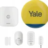 Yale smart larm startpaket 6 element - Styrenhet, Siren, Knappsats, Fjärrkontroll, Rörelsedetektor, Fönster-/dörrdetektor