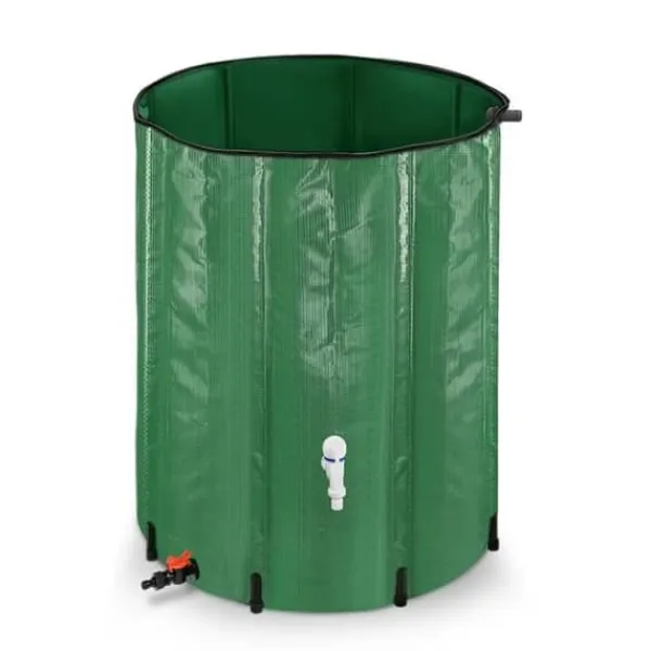 YUENFONG hopfällbar regnvattentank 500L vattenuppsamlare PVC-tank - Samlar vatten miljövänligt