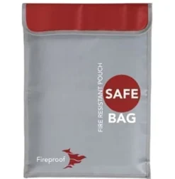 Discount Yunique - Säkerhetsväska för RC-batterier | Lipo anti-explosionsskyddsfodral | Brandbeständig laddningsväska, storlek 280x380mm Brandfilt