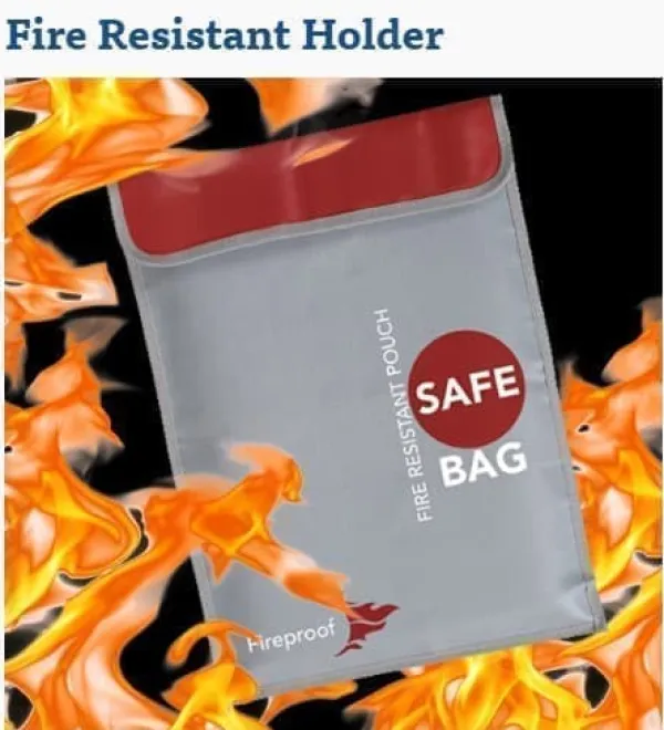 Discount Yunique - Säkerhetsväska för RC-batterier | Lipo anti-explosionsskyddsfodral | Brandbeständig laddningsväska, storlek 280x380mm Brandfilt