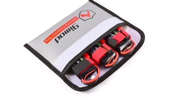 Online Yunique - Säkerhetsväska för RC-batterier | Lipo anti-explosionsskyddsfodral | Brandbeständig laddningsväska, storlek 205x130mm Beredskapsplaner