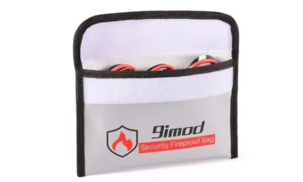 Online Yunique - Säkerhetsväska för RC-batterier | Lipo anti-explosionsskyddsfodral | Brandbeständig laddningsväska, storlek 205x130mm Beredskapsplaner