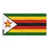 Zimbabwe Flag Banner - PIXELFORMA - 190x380cm - Slitstark polyester - 6 förstärkta öglor Flaggor & Vindstrutar