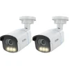 Clearance ZOSI C186 PoE Säkerhets-IP-kamera, Aurora Lux Äkta Färg Nattseende, F1.0 Bländare,C186 PoE (2-pack) Säkerhetsmonitorer & Videokameror